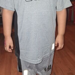 NBA Gray Kids Short Sleeve Tee